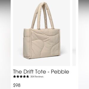 The Drift Tote in Pebble.